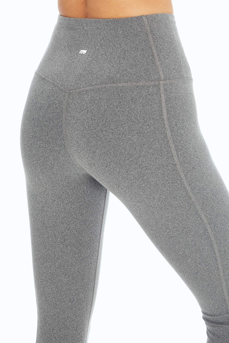 Marika Women's Olivia High Rise Tummy Control Legging, Heather Black, Medium - Image 5